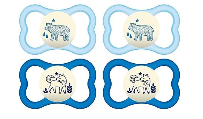 MAM night pacifiers random but useful baby registry